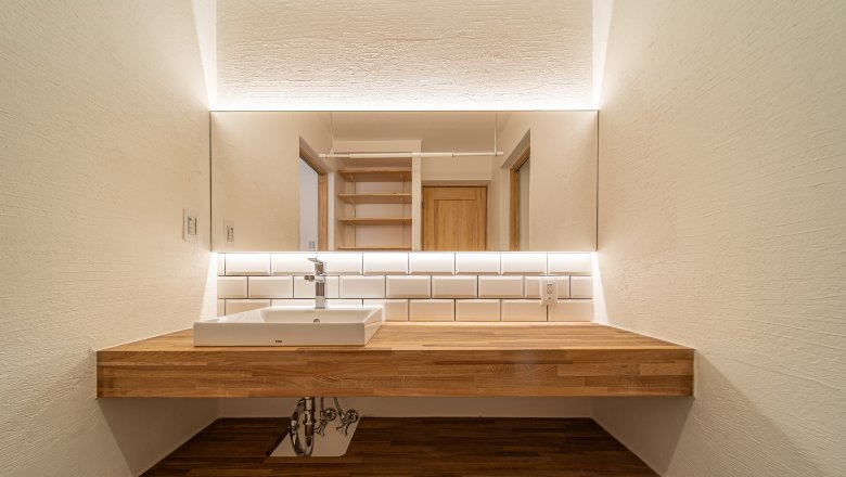ゆとりある、広々洗面室 イメージ写真