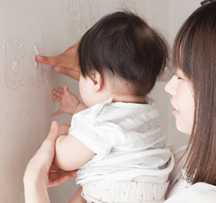 親子　無添加住宅　写真