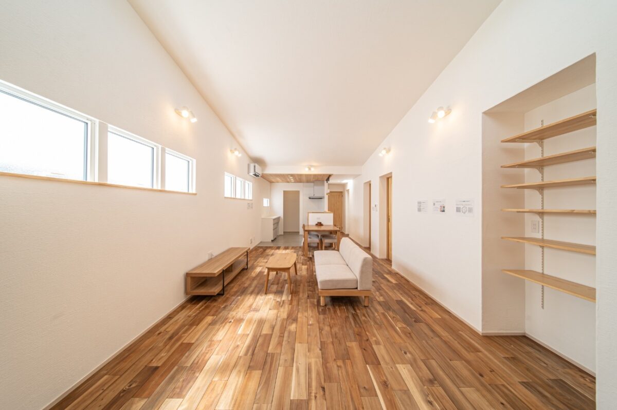 新設モデルハウス！！『ムダなく、広く、心地よく。家族時間を楽しむ“縦長設計”の平屋』完成見学会を開催します！ アイチャッチ